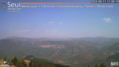 view from Monte Lusei Panoramica on 2025-06-11