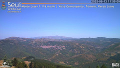 view from Monte Lusei Panoramica on 2025-06-13