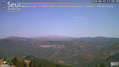 view from Monte Lusei Panoramica on 2025-06-15