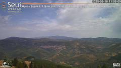 view from Monte Lusei Panoramica on 2025-06-16