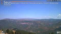 view from Monte Lusei Panoramica on 2025-06-17