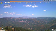 view from Monte Lusei Panoramica on 2025-06-21