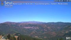 view from Monte Lusei Panoramica on 2025-06-29
