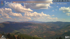 view from Monte Lusei Panoramica on 2025-07-01