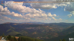 view from Monte Lusei Panoramica on 2025-07-01