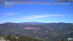 view from Monte Lusei Panoramica on 2026-04-23