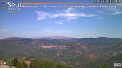 view from Monte Lusei Panoramica on 2026-08-20