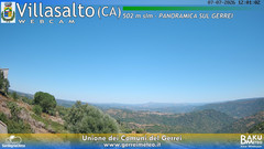 view from Villasalto on 2026-07-07