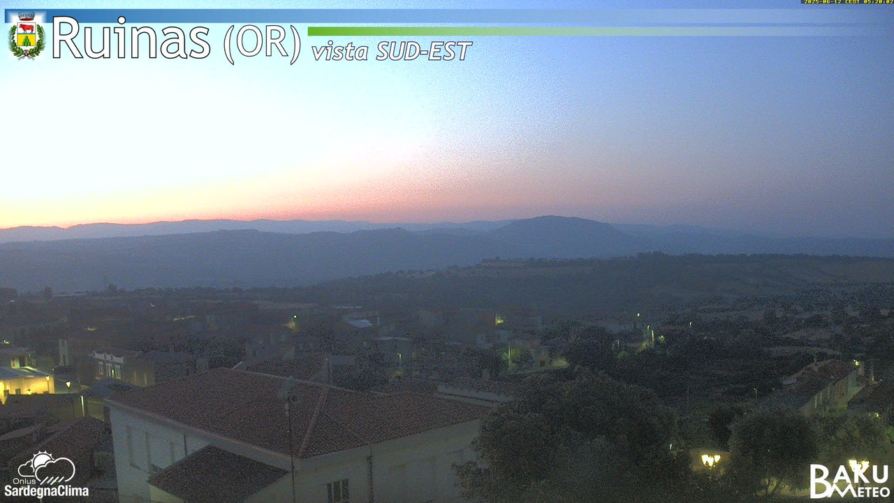 time-lapse frame, Ruinas SE webcam