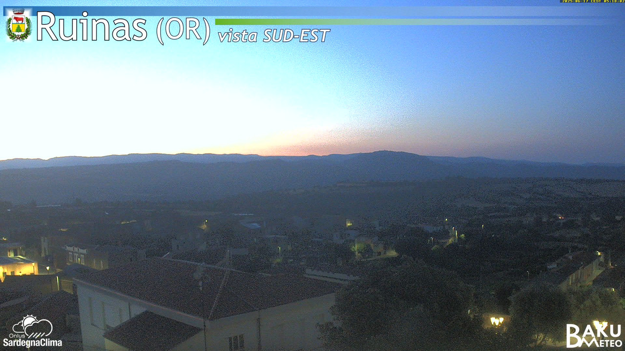 time-lapse frame, Ruinas SE webcam