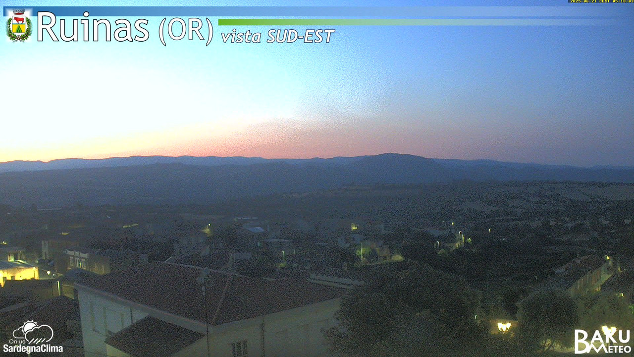 time-lapse frame, Ruinas SE webcam