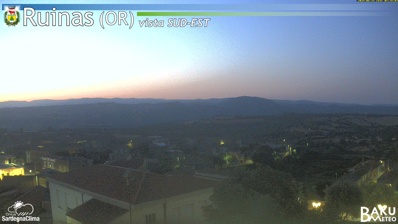 time-lapse frame, Ruinas SE webcam
