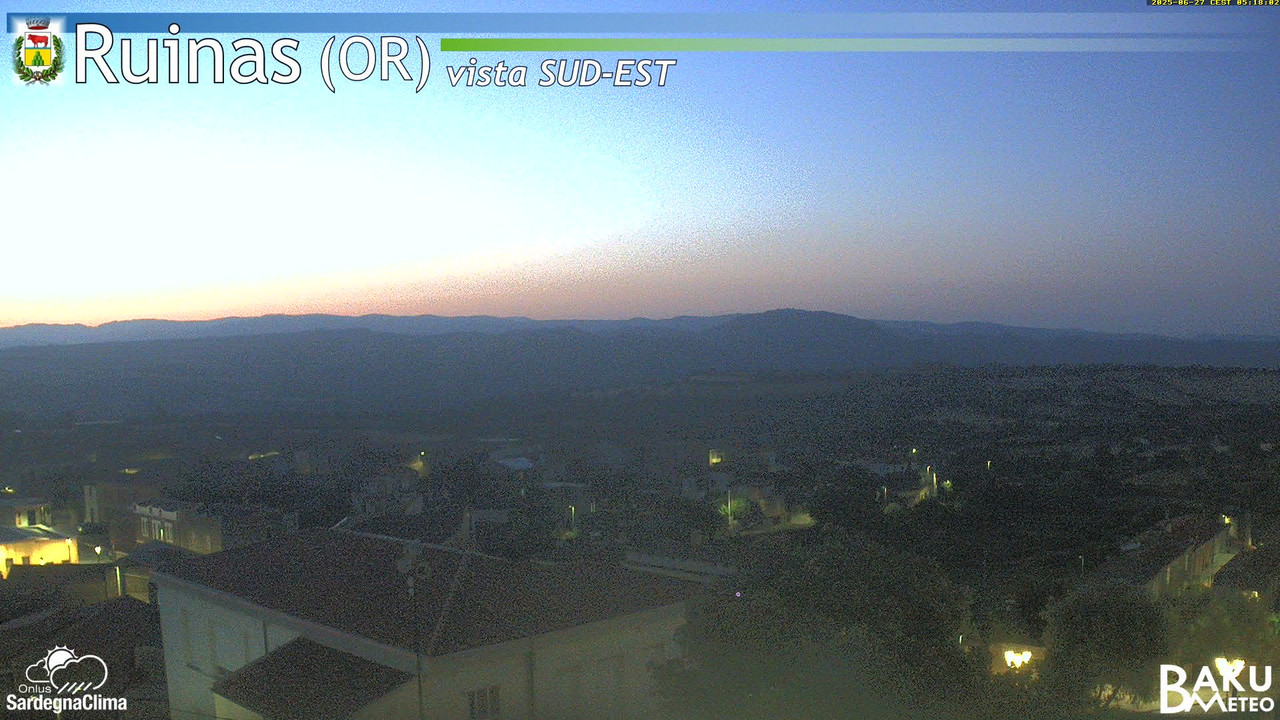 time-lapse frame, Ruinas SE webcam