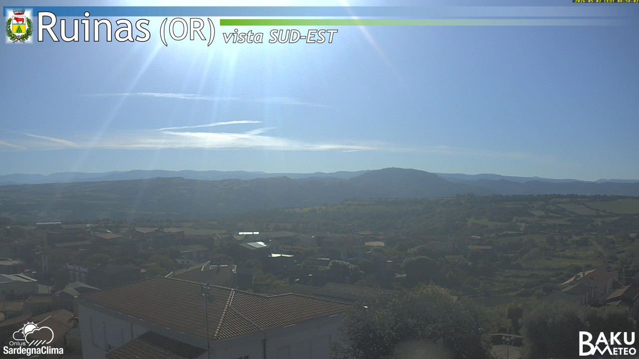 time-lapse frame, Ruinas SE webcam