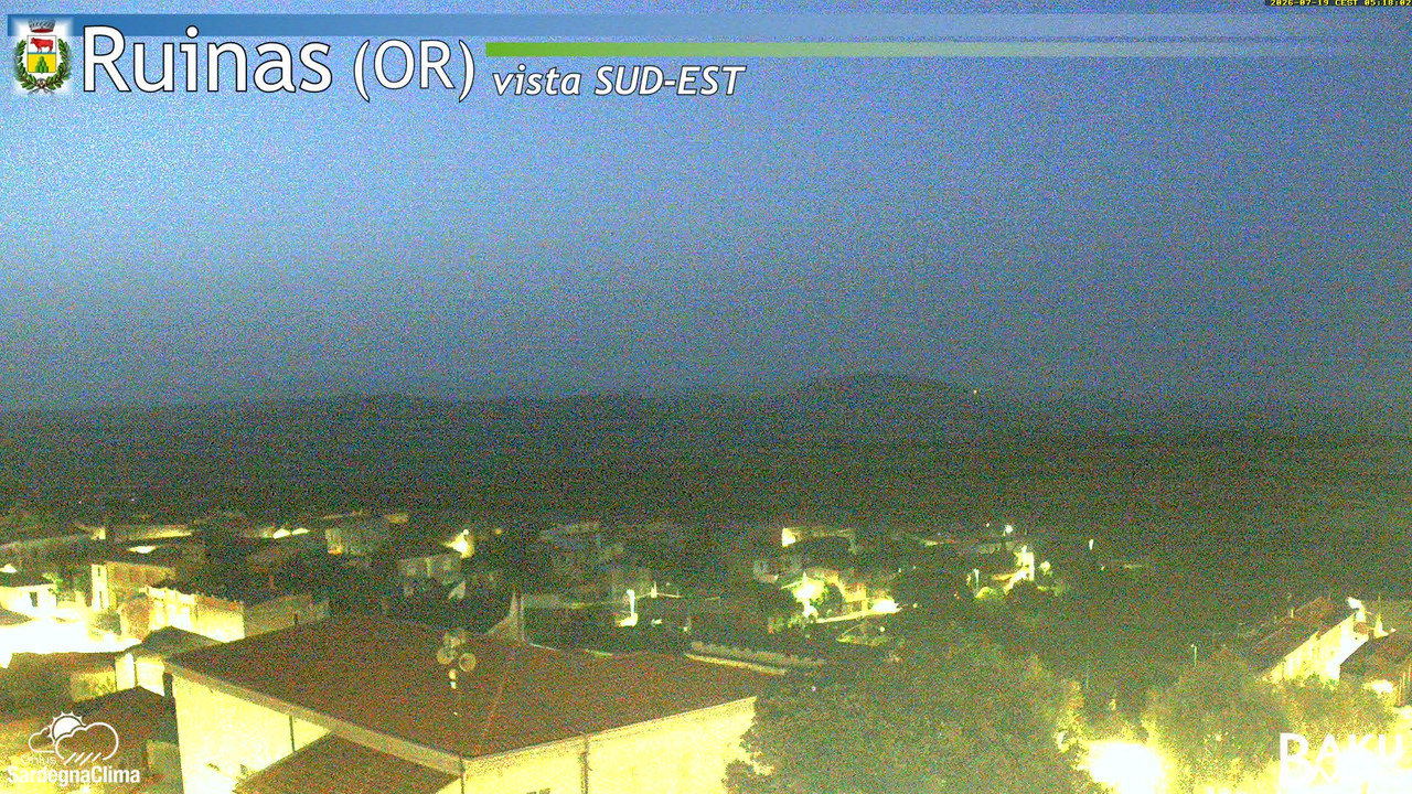 time-lapse frame, Ruinas SE webcam