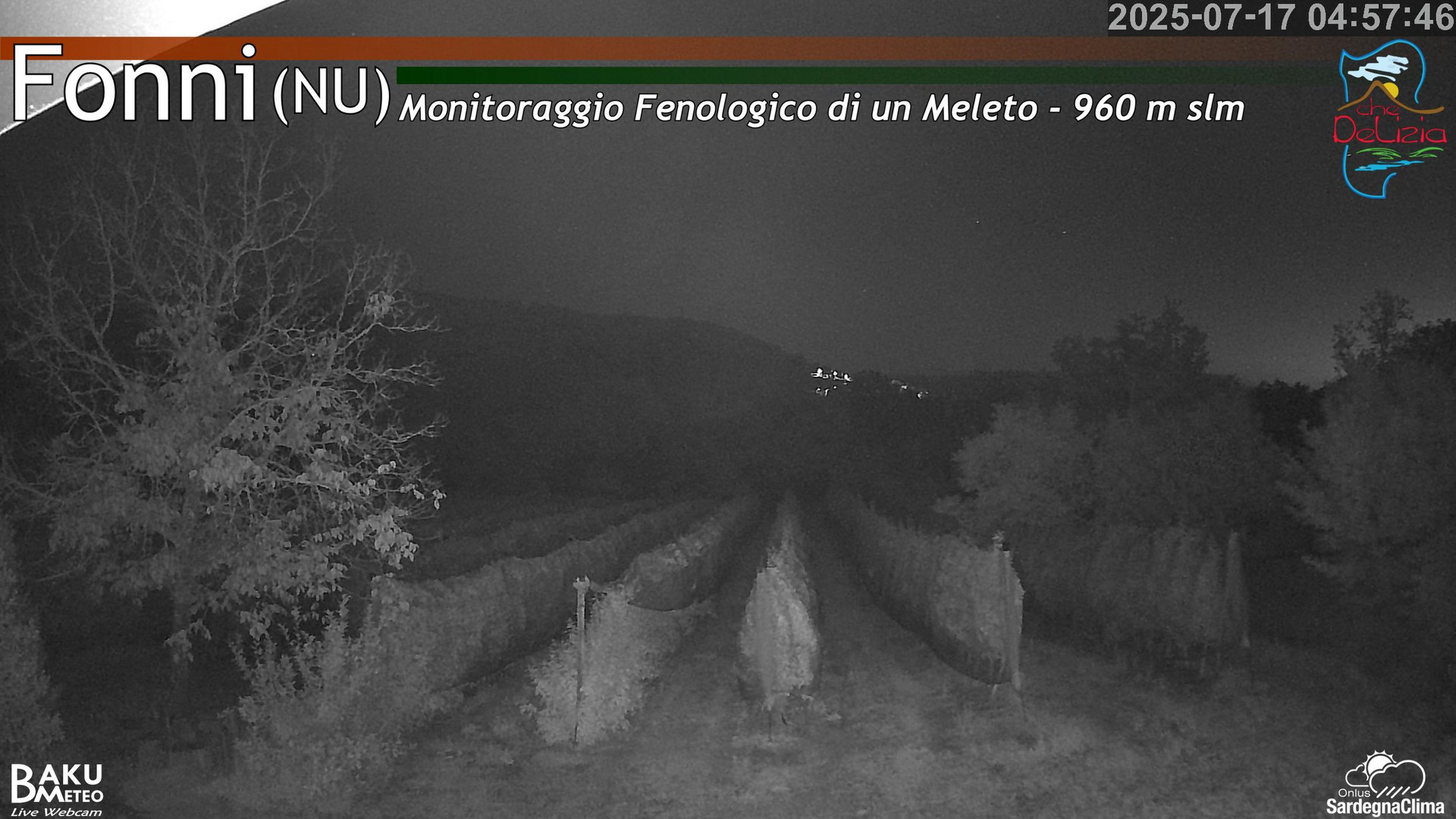 time-lapse frame, Fonni Meleto webcam
