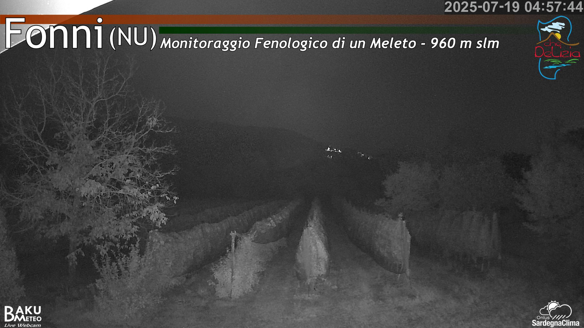 time-lapse frame, Fonni Meleto webcam