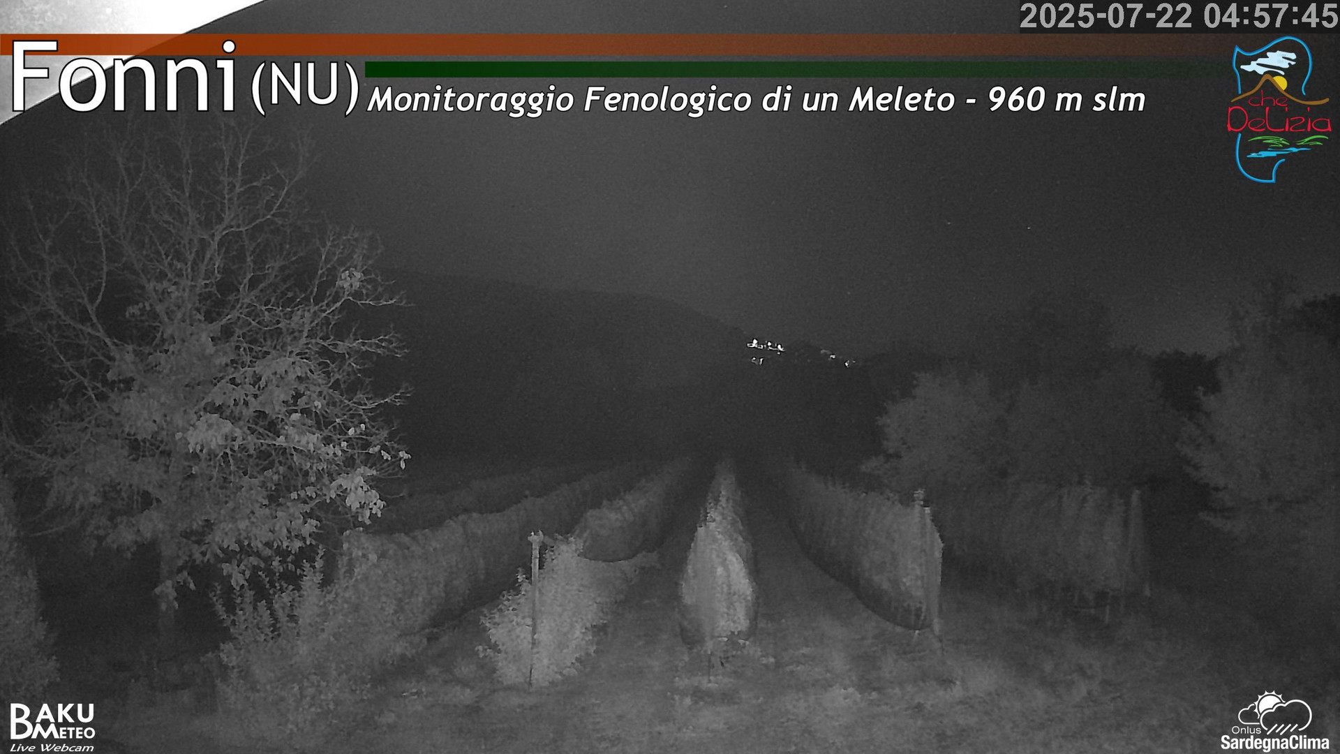 time-lapse frame, Fonni Meleto webcam