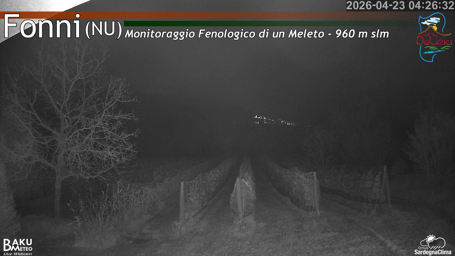 time-lapse frame, Fonni Meleto webcam
