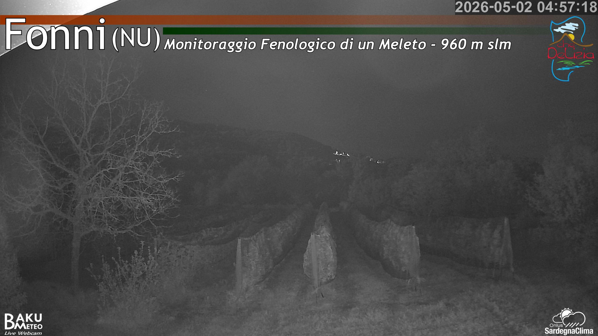 time-lapse frame, Fonni Meleto webcam