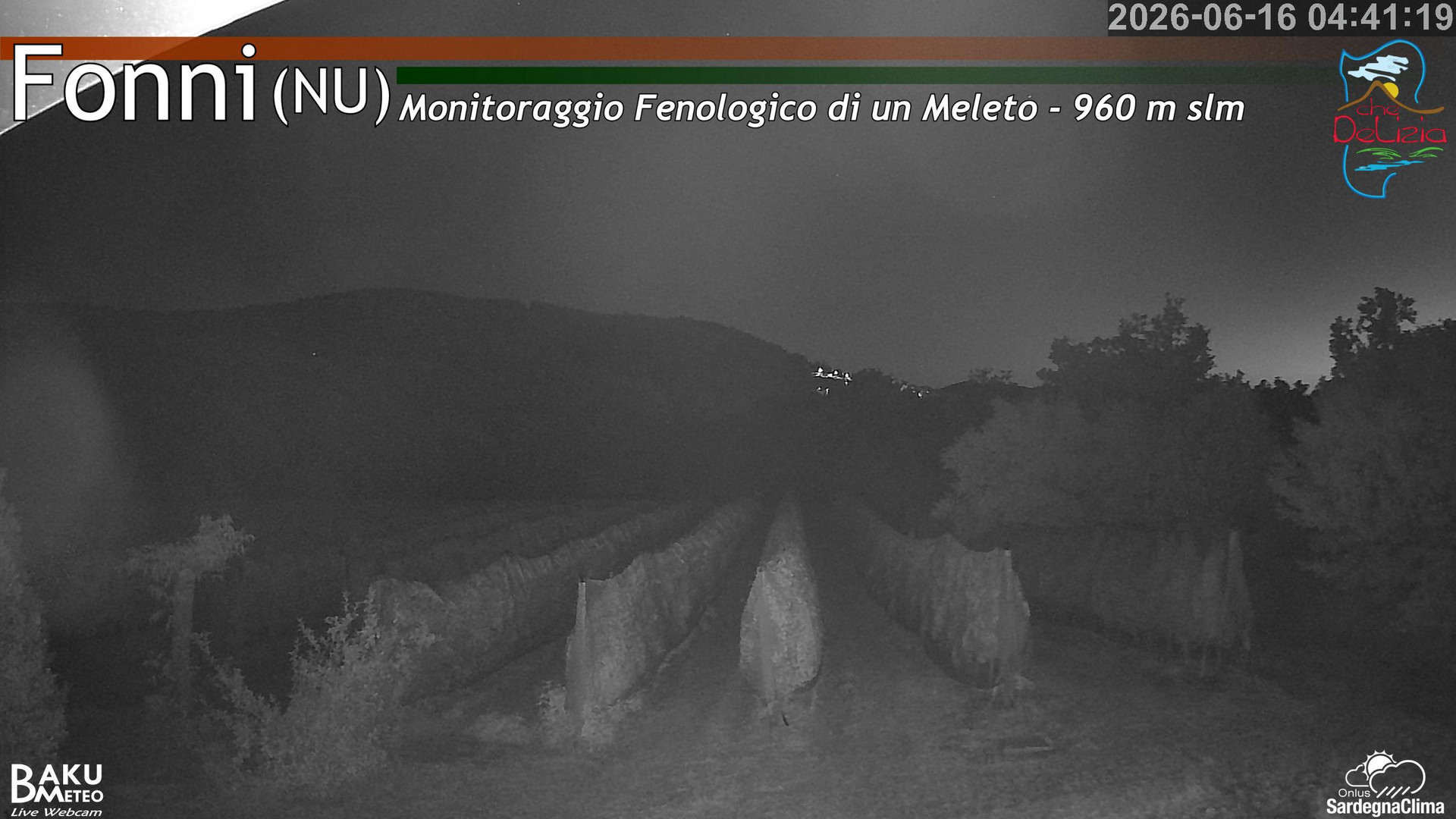 time-lapse frame, Fonni Meleto webcam