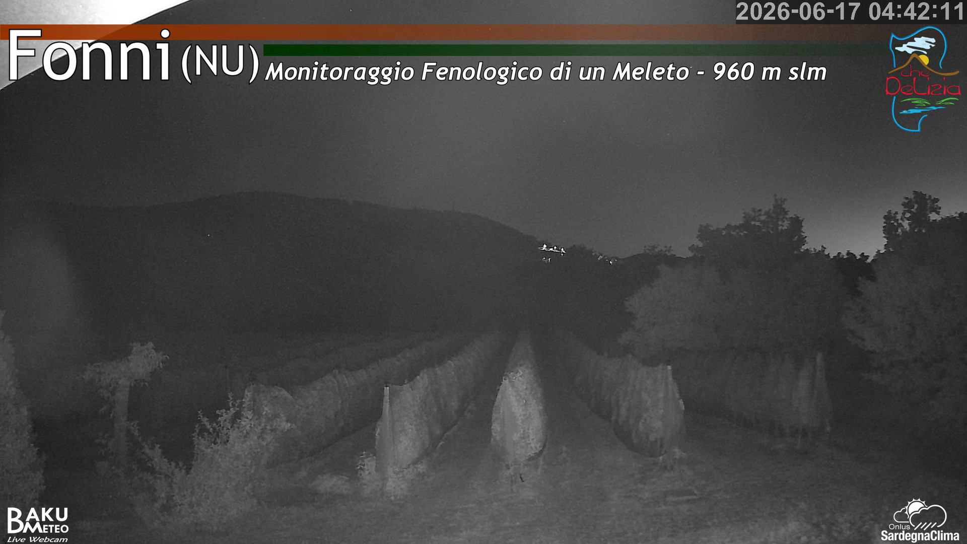 time-lapse frame, Fonni Meleto webcam