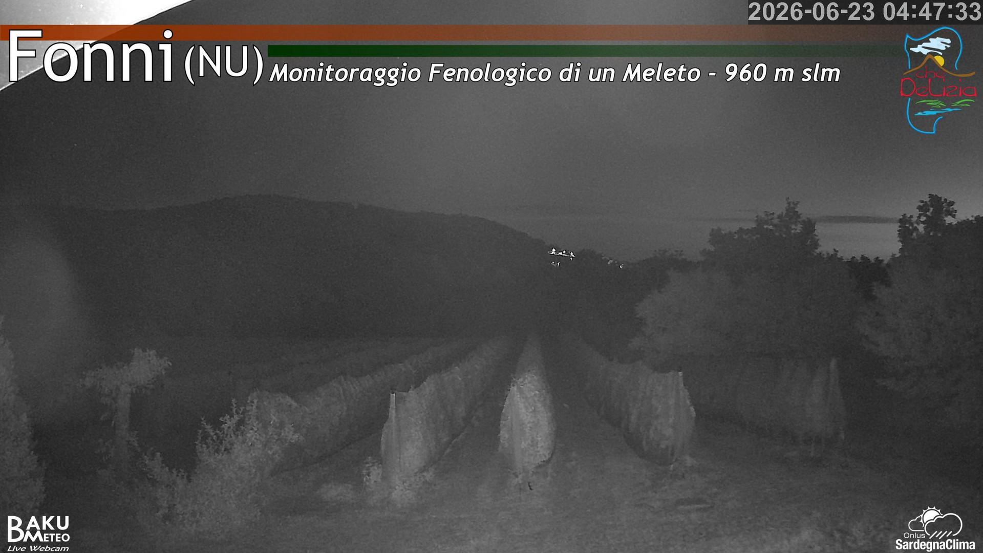 time-lapse frame, Fonni Meleto webcam