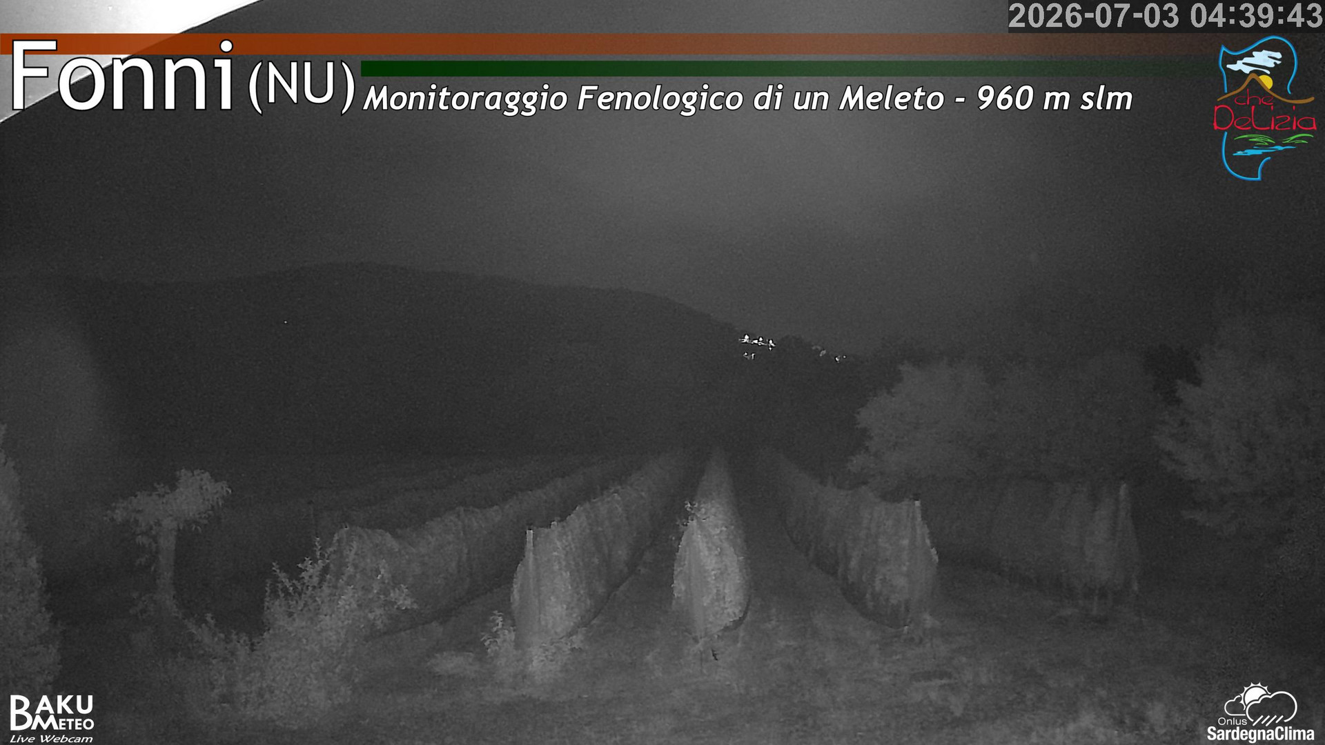 time-lapse frame, Fonni Meleto webcam