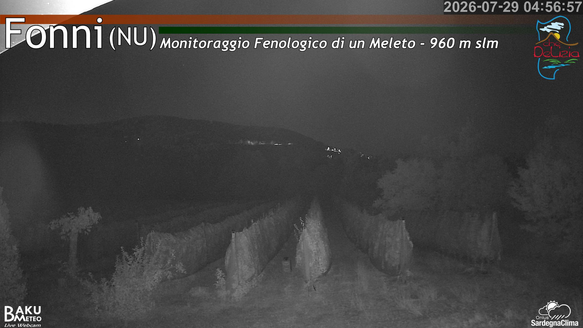 time-lapse frame, Fonni Meleto webcam