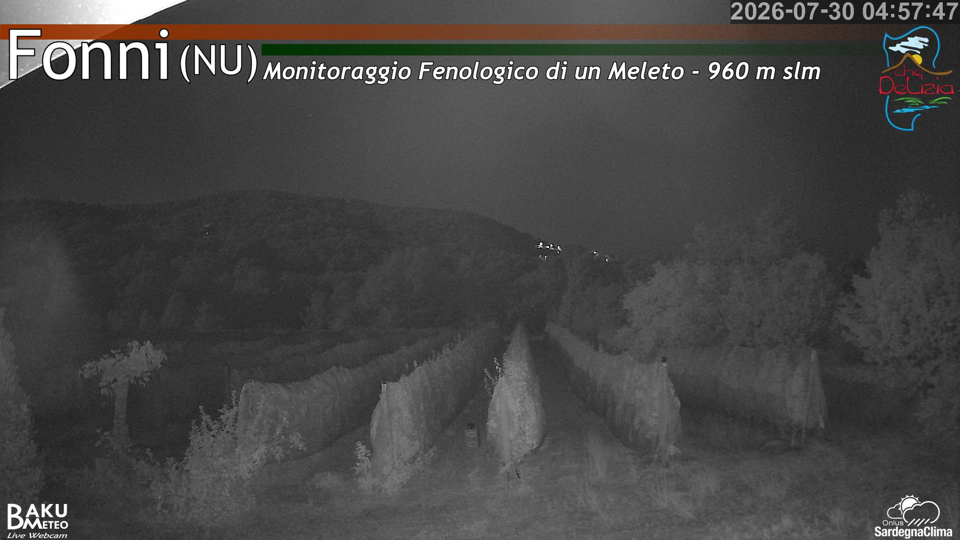 time-lapse frame, Fonni Meleto webcam