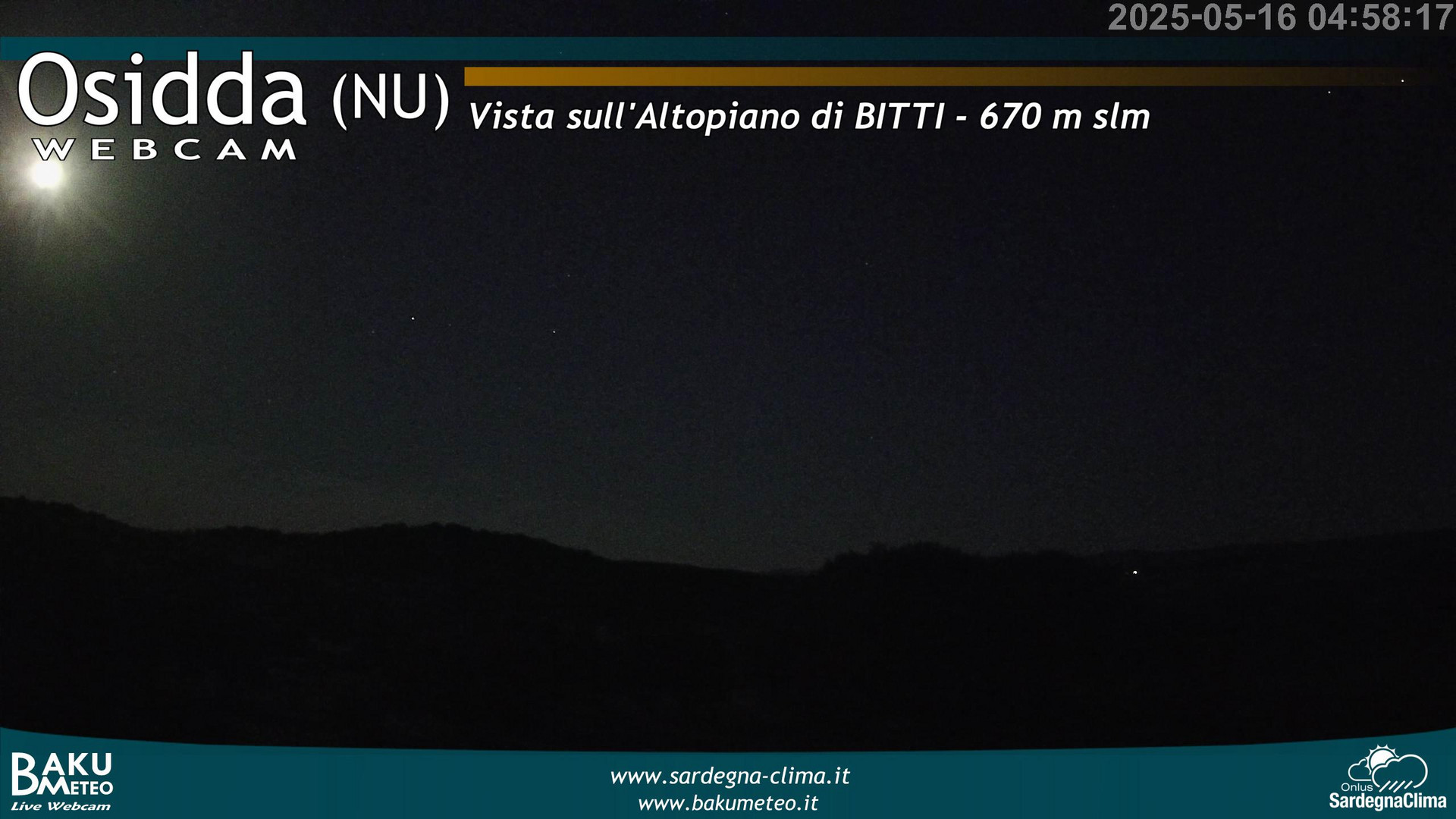 time-lapse frame, Osidda webcam