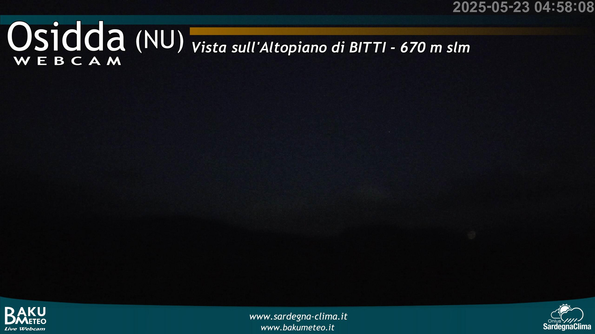 time-lapse frame, Osidda webcam