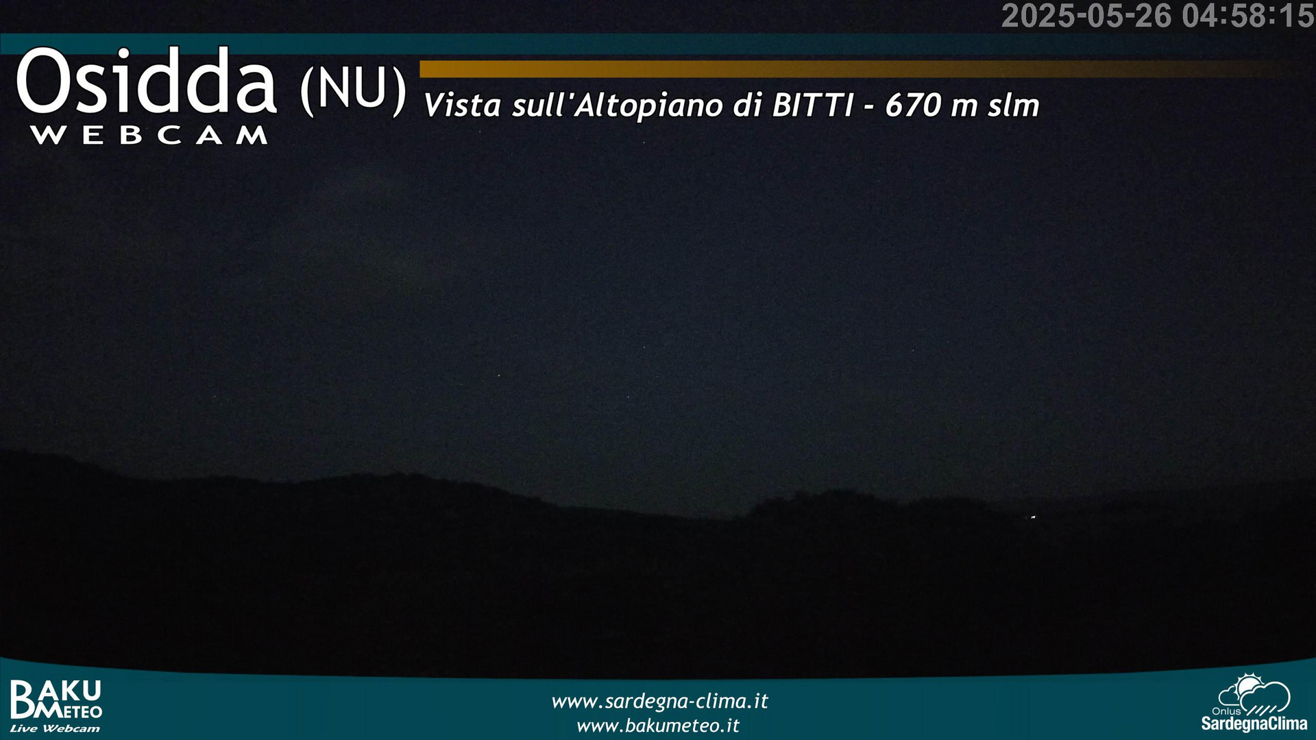 time-lapse frame, Osidda webcam