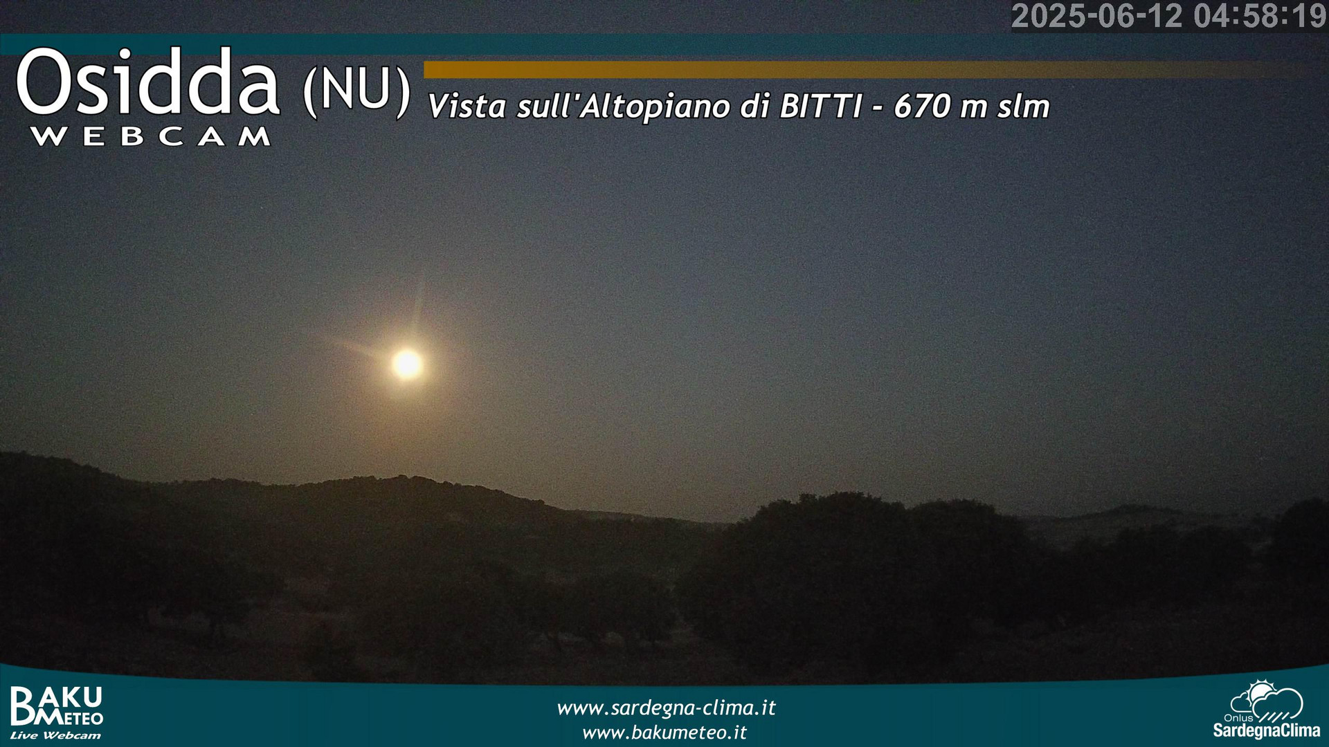 time-lapse frame, Osidda webcam