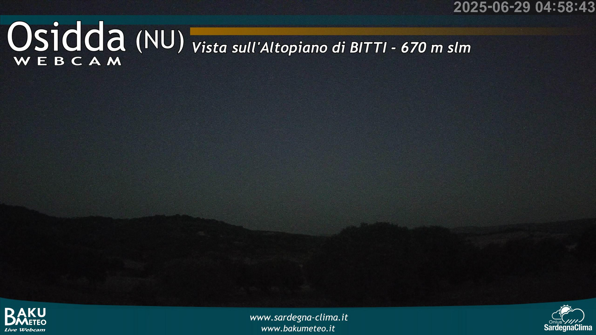time-lapse frame, Osidda webcam