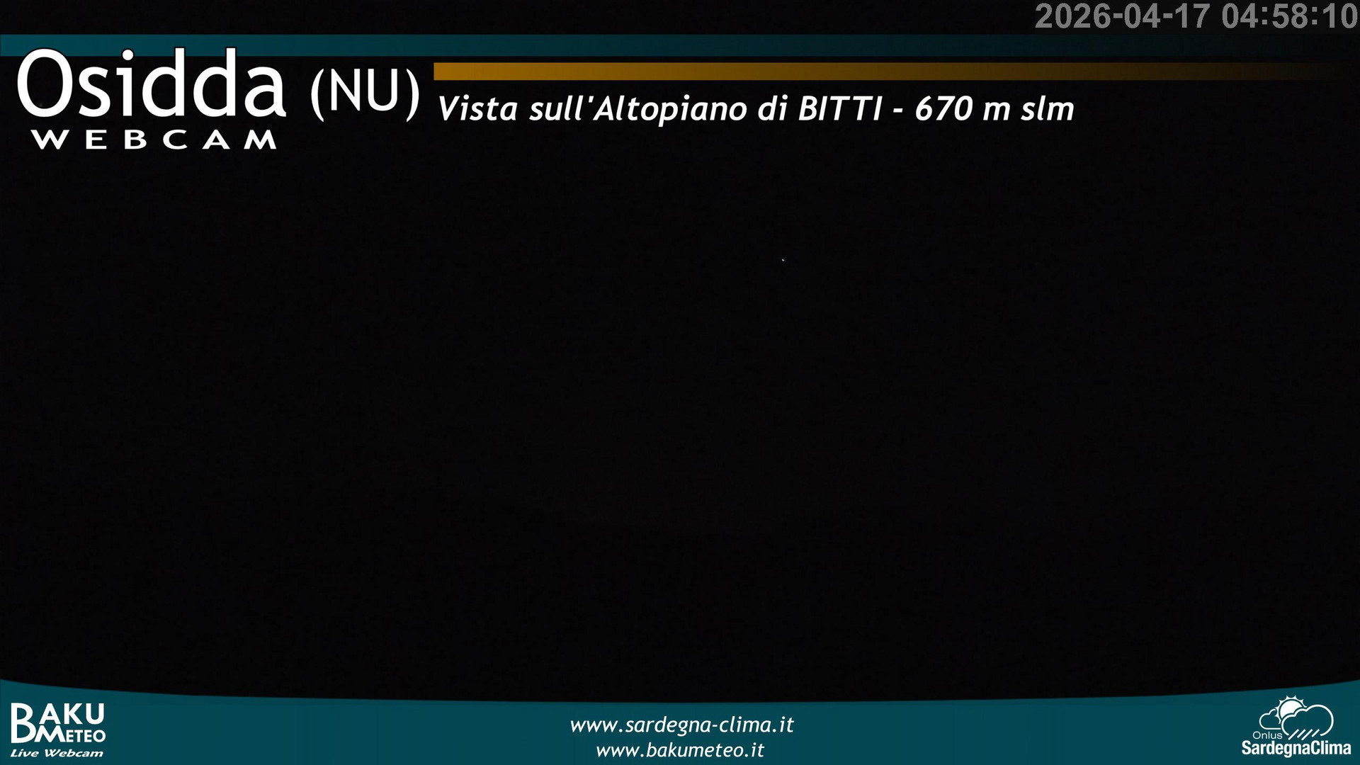 time-lapse frame, Osidda webcam