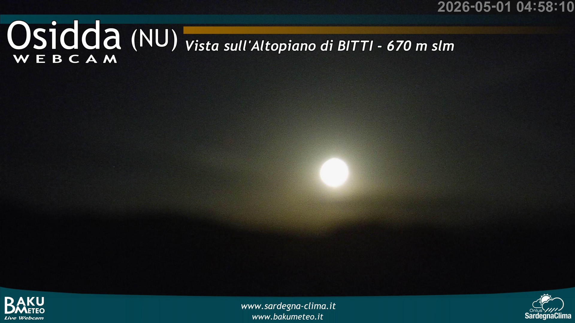 time-lapse frame, Osidda webcam