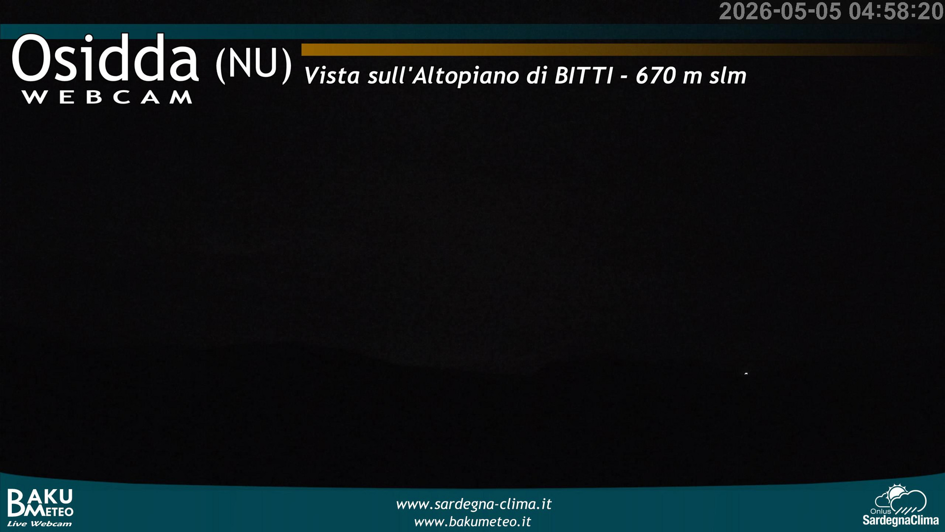 time-lapse frame, Osidda webcam