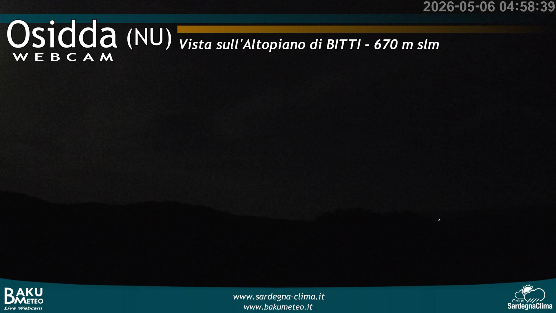 time-lapse frame, Osidda webcam