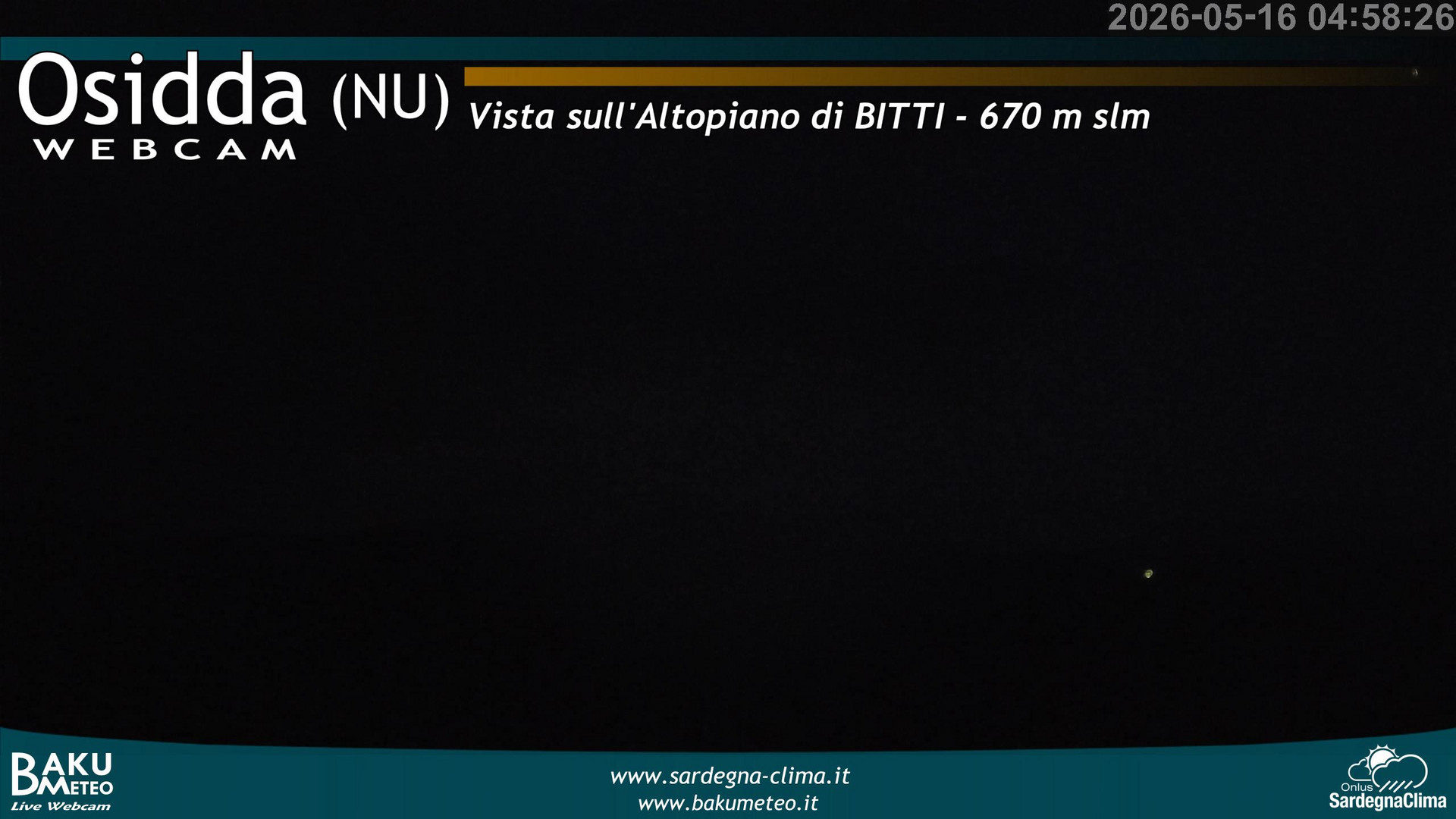 time-lapse frame, Osidda webcam
