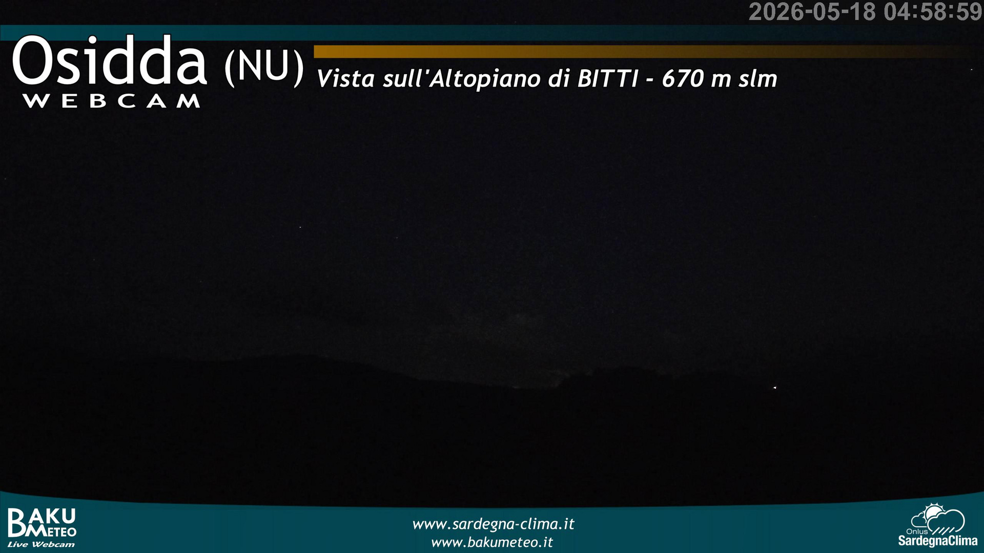 time-lapse frame, Osidda webcam