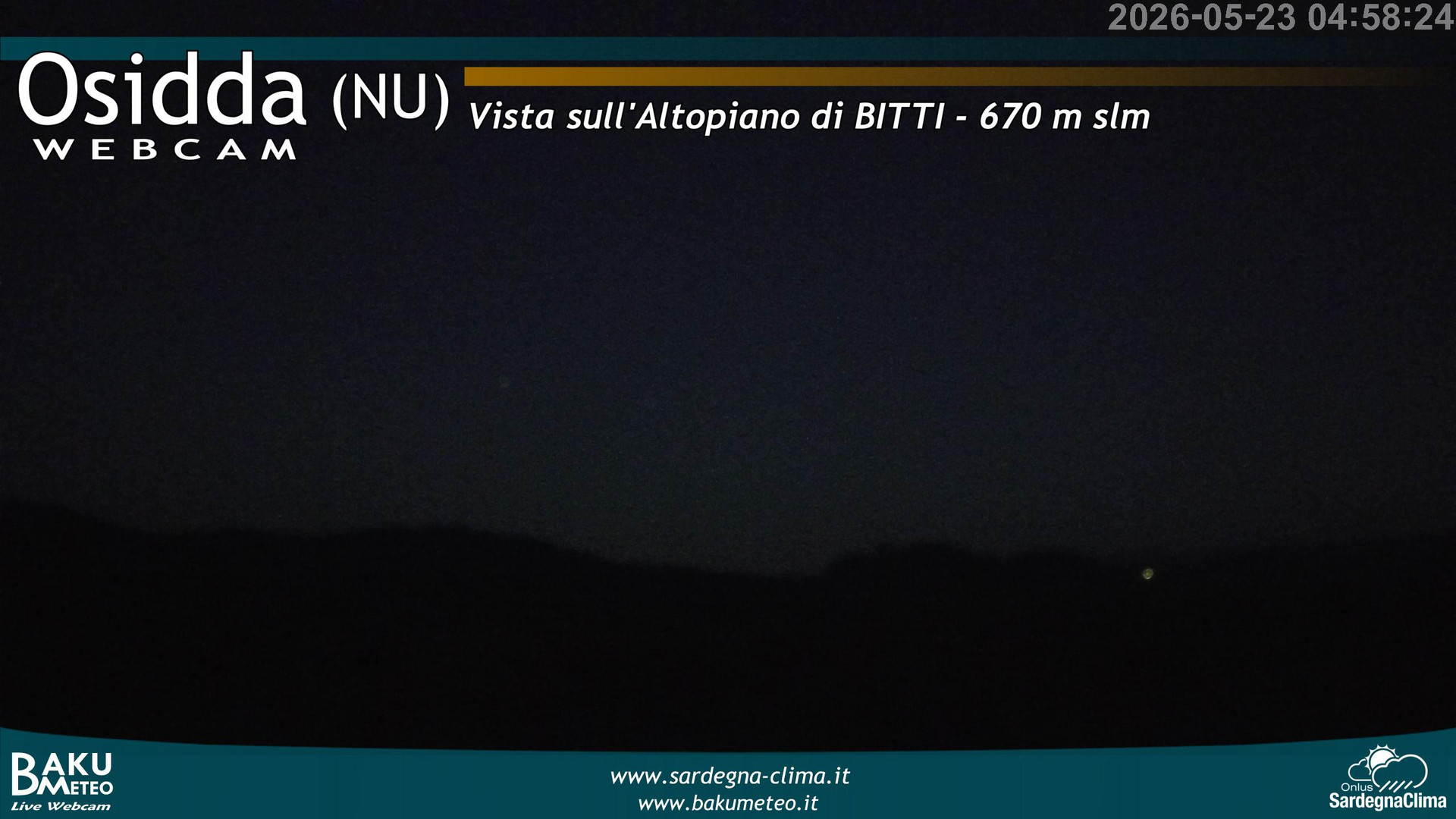 time-lapse frame, Osidda webcam