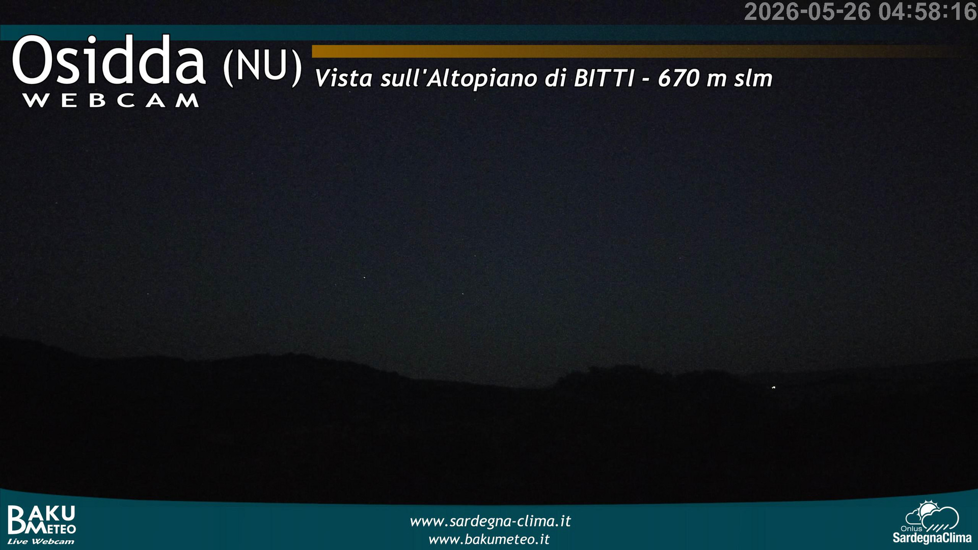 time-lapse frame, Osidda webcam