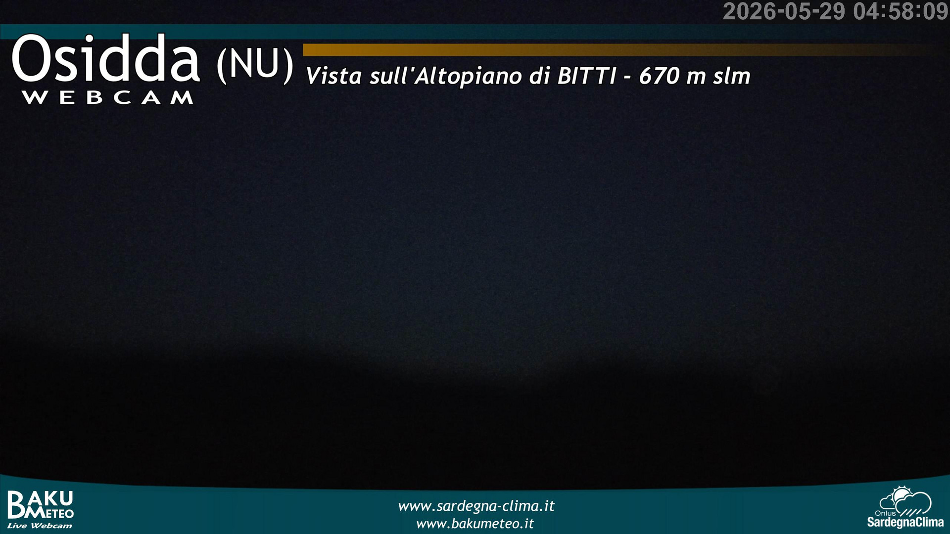 time-lapse frame, Osidda webcam