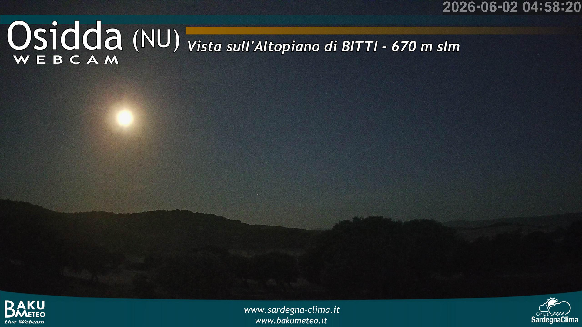 time-lapse frame, Osidda webcam