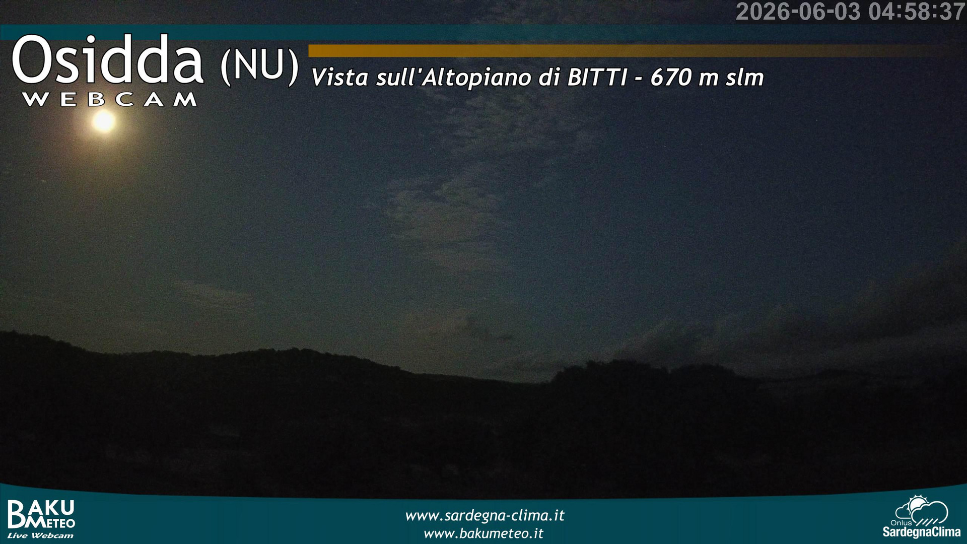 time-lapse frame, Osidda webcam