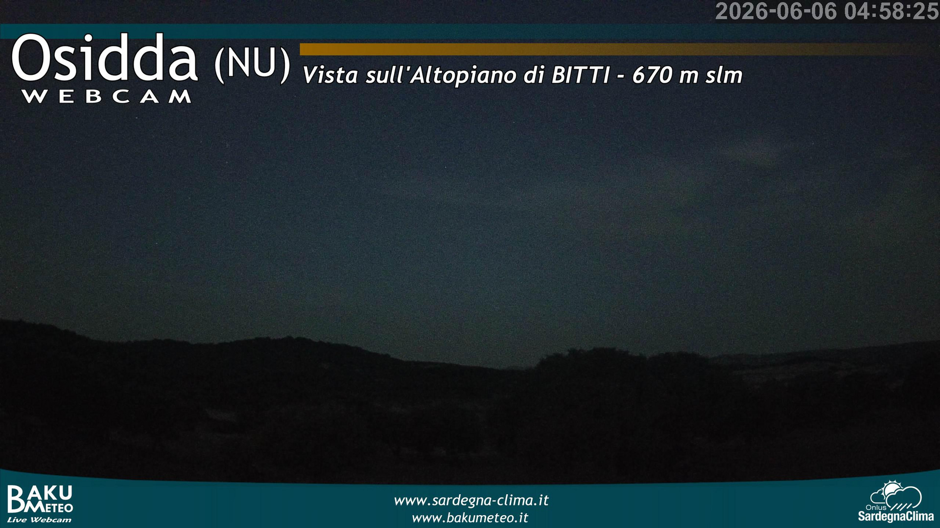time-lapse frame, Osidda webcam