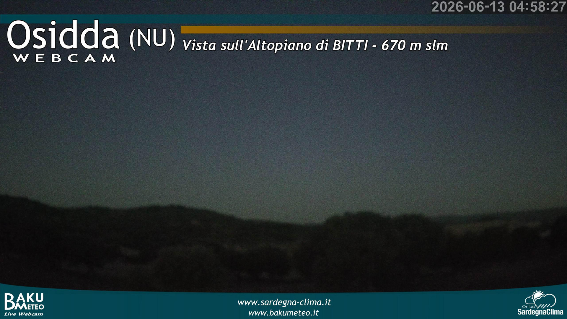 time-lapse frame, Osidda webcam