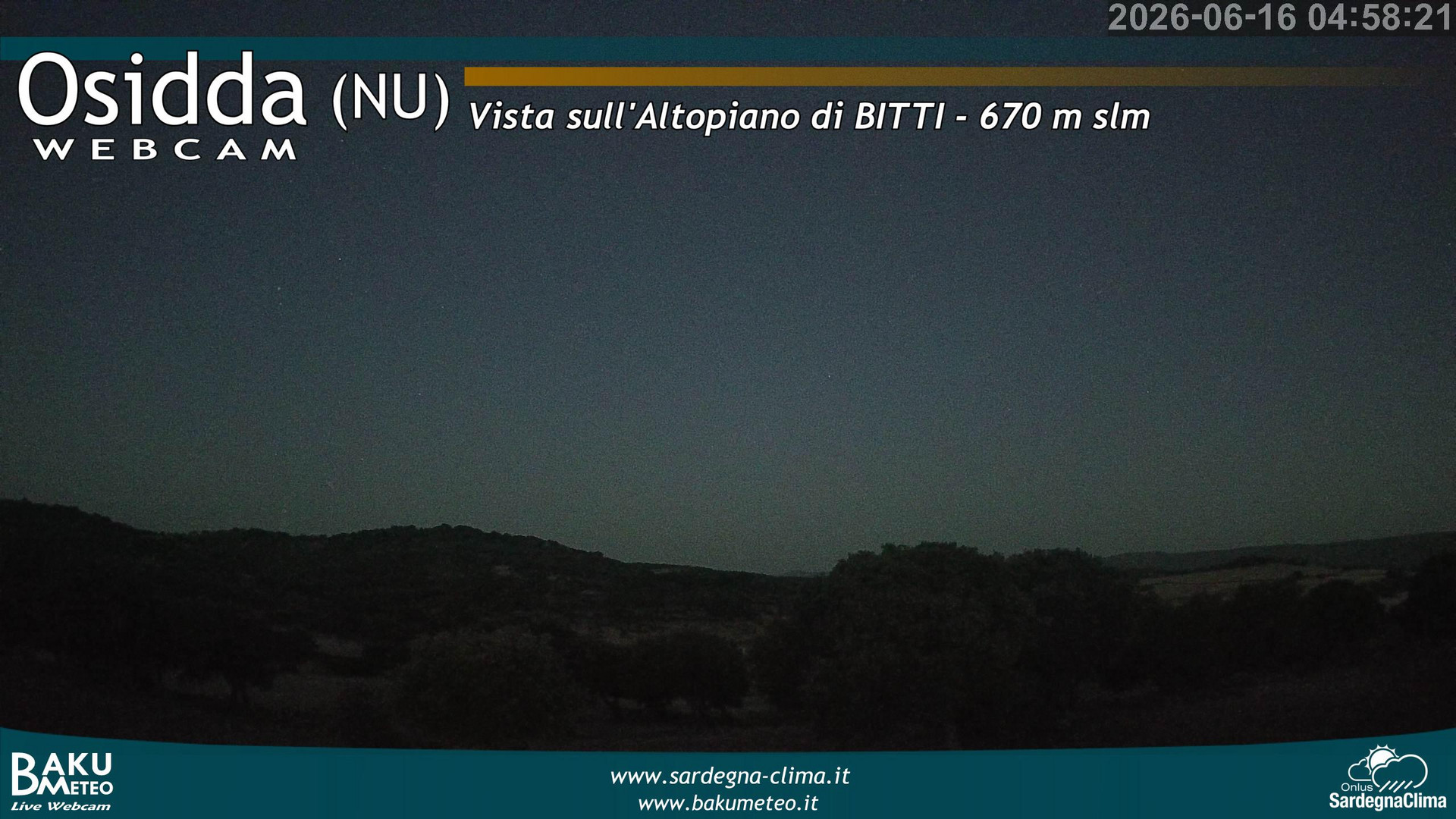 time-lapse frame, Osidda webcam