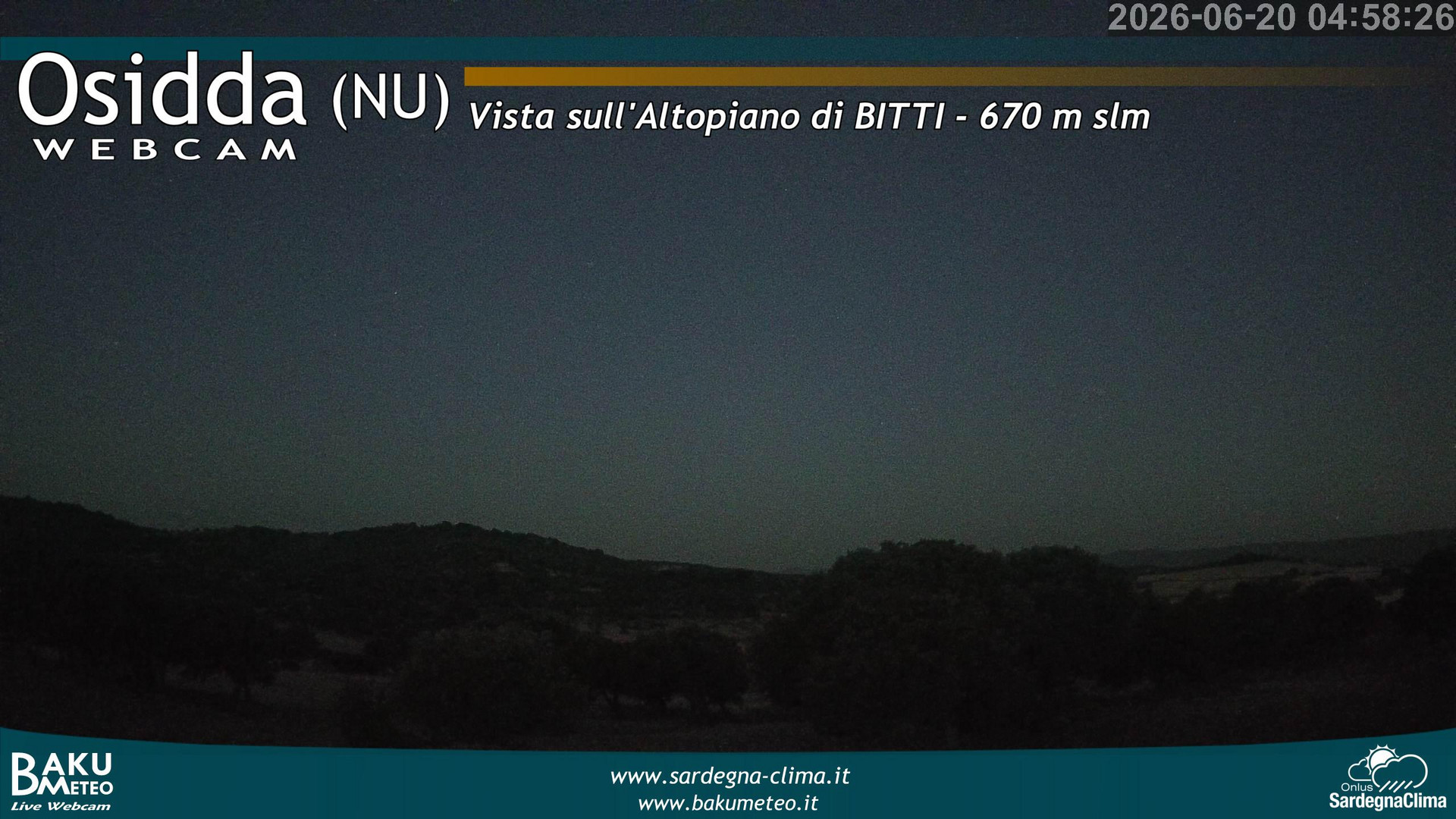 time-lapse frame, Osidda webcam